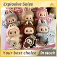 thumbnail image 2 of Juguetes de peluche Labubu de Pop Mart, llaveros Labubu, llaveros Labubu, juguetes originales de Halloween y Navidad para niños, juguetes para niños, 2 of 5