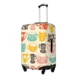 thumbnail image 2 of Xecao Vintage Cup print Elastic Luggage Cover, with double-sided print , is perfect for travel, business, and daily use, 2 of 9