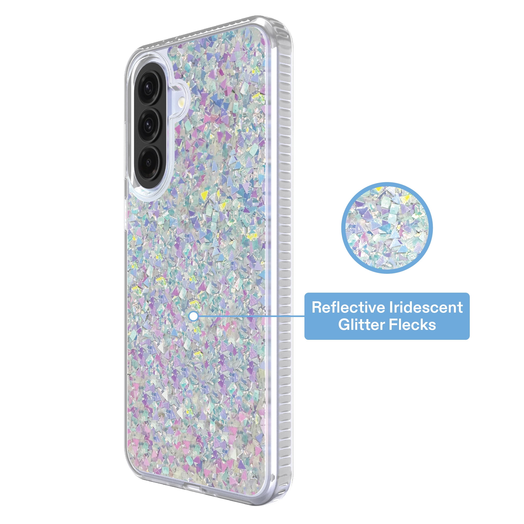 onn Phone Case for Samsung Galaxy A37 5G / A36 5G - Iridescent Glitter Fleck