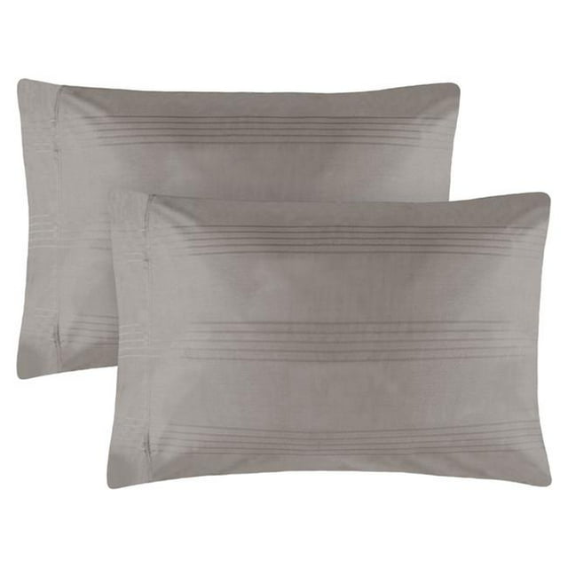 Jean Pierre YMS008228 Premium 420 Thread Count 100 Percent Cotton Pillowcase Set, Charcoal - Standard - 2 Piece