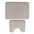 thumbnail image 1 of Billuyoard Alfombrilla antideslizante absorbente de agua en forma de U para el suelo del inodoro, 2 piezas, alfombrilla para la ducha, alfombra lavable de Juegos de accesorios de baño Marrón claro Billuyoard HA071453-02, 1 of 6