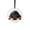 Rottweiler Dog Lying Down Looking Up, variant on WIRESTER 2.75 inch Double-Sided Metal Aluminum Christmas Ornament, Festive Tree Decor for Mom, Dad & Loved One - Brown Tabby Cat Spying