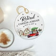 thumbnail image 3 of Personalized Retired Journey Christmas Ceramic Ornament Gifts for Dad Mom, Custom Name & Date Retired Ceramic Ornaments, Happy Retired Ornament Xmas 2025, Retired Ornament Christmas Tree Decorations, 3 of 6