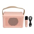 thumbnail image 2 of Système de Haut-Parleur Karaoké Portable, Haut-Parleur Étanche Multifonctionnel Mini Haut-Parleur Mignon avec Microphone pour Maison Fête en Plein Air, 2 of 8
