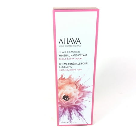Ahava Mineral Hand Cream, Cactus/Pink Pepper, 3.4 Fl Oz
