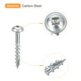 thumbnail image 4 of #8x1-1/4" Pocket Hole Screws, 100 Pack Square Drive Self Tapping Wood Screws, Zinc Plated, 4 of 6