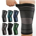 thumbnail image 2 of Pebbuoy 1Pc Sports Knee Pads for Women & Men Workout Knee Protector for Cycling Running Hiking Basketball Elastic & Breathable Compression Knee Sleeve for Pain Relief Tendonitis Arthritis, 2 of 7
