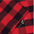thumbnail image 1 of Volkmi 28CM Buffalo Check Rod Pocket Window Valance Home Decor Window Treatments, 1 of 2
