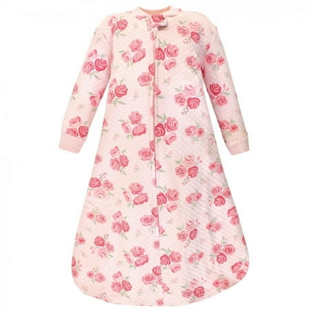 UPC: 0660168182699 | Hudson Baby Infant Girl Premium Quilted Long Sleeve Sleeping Bag and Wearable Blanket Blush Rose 18-24 Months