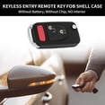 thumbnail image 2 of Unique Bargains Key Shell Case Keyless Entry Remote Key Fob Replacement Case for Mercedes-Benz ML320 1998-2003 for Mercedes-Benz ML55 AMG 2000-2003 3 Buttons, 2 of 7