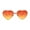 Gold Red Orange, variant on Womens Pop Color Lens Hippie Heart Shape Metal Rim Sunglasses Silver Blue