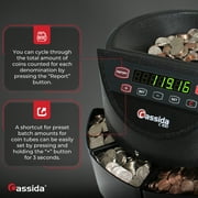 Cassida C100 Coin Counter/Sorter with a 250 Coins Per Minute Speed