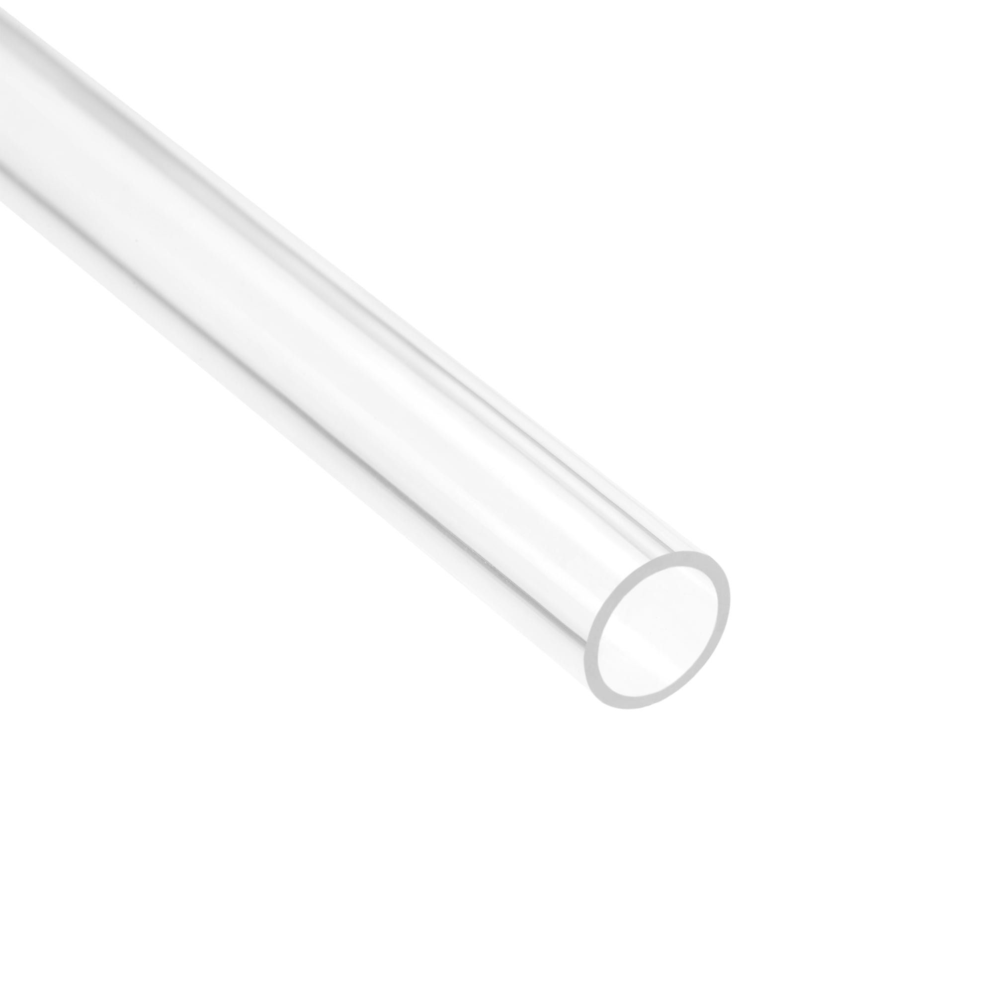 Unique Bargains Rigid Acrylic Pipe Round Tube 0.39" ID x 0.47" OD x 19.69" L