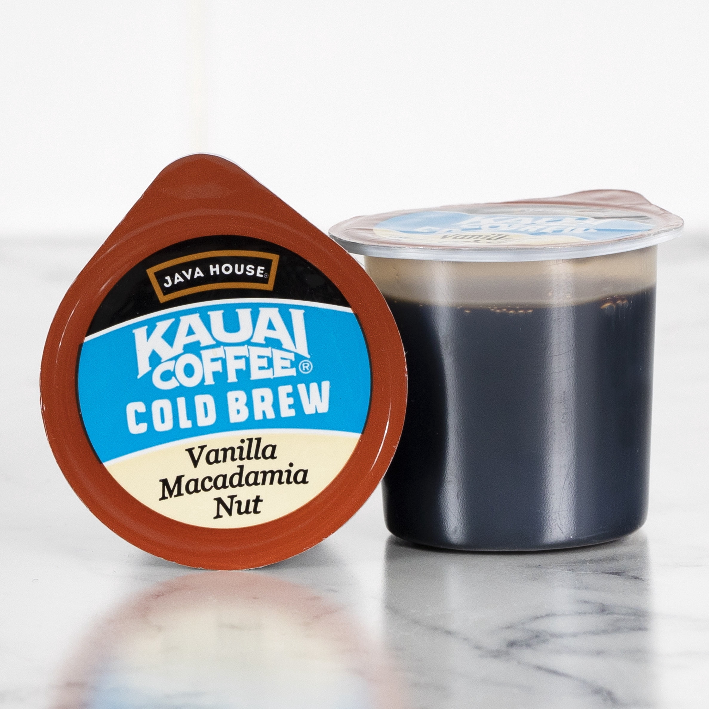 Kauai Cold Brew Coffee Pods, Vanilla Macadamia Nut, 6 Count