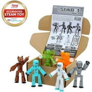 Stikbot Monsters Werewolf & Cyborg Figure 6-Pack