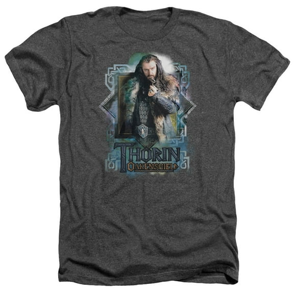 The Hobbit - Thorin Oakenshield - Heather Short Sleeve Shirt - XX-Large