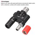 thumbnail image 5 of Unique Bargains Terminal Binding Post Amplifier BNC Female to Dual Banana Socket Screw Cable Connector Black Red, 5 of 5