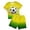 #02-Yellow, variant on YAYUBA Soccer for Boys Girls Youth Kids Football Training Uniform Sport Team Shirt and Shorts 2 Piece Size 11-12 Years