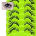 thumbnail image 3 of 002 7 Pairs Eyelashes Makeup Dramatic Fluffy 3D Mink Reusable Lashe, 3 of 5