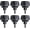 3/4" to 1/4" Faucet Adapter-6P, variant on Drip Irrigation Elbow Fittings：50 Pieces Barbed Elbow Irrigation Parts with Sharp End Fits for 1/4 Inch Irrigation Tubing Drip Line Elbow Connectors for Garden Lawn Irrigation System
