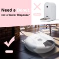 thumbnail image 6 of iPettie Donuts 6-Meal Automatic Wet and Dry Food Pet Feeder with Programmable Timer, Auto Dispenser for Cat and Small & Medium Dog, Batteries & USB Power Supply, White, 6 of 6