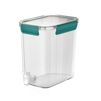 LHWEN Large Capacity Cold Kettle with Faucet 3.5L Iced Beverage Dispenser with Spigot for Refrigerator Fruit Drink Dispenser Food Grade for Lemonade Iced Tea Milk Easy Clean Beverage Container