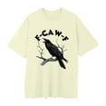thumbnail image 3 of Bovemsi Crow Graphic T Shirt For Men Women Cotton T Shirts, 3 of 4