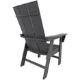thumbnail image 2 of Shoreside Modern Curveback Adirondack Plastic Dining Chair, 2 of 9