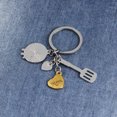 thumbnail image 4 of Naierhg Creative Wrench Spatula Mom Dad Love Heart Key Chain Father/Mother's Day Gift, 4 of 7