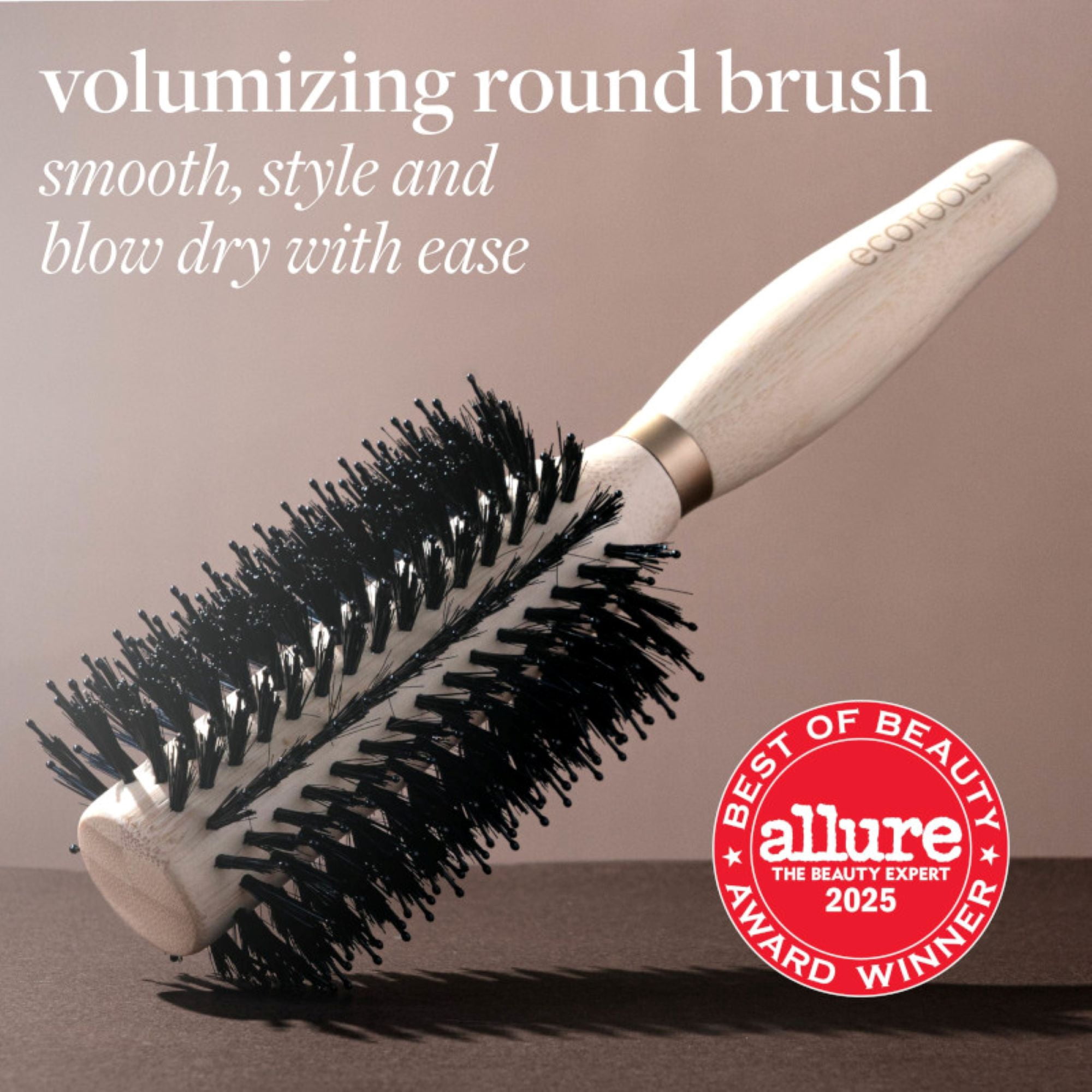 EcoTools Volumizing Round Hairbrush for Enhanced Volume and Shine