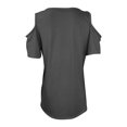 thumbnail image 6 of Shirts For Women Sevevn Women's Short Sleeve Casual Summer Off Shoulder Tops Loose Blouse T-Shirt, 6 of 6