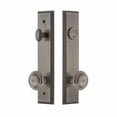thumbnail image 2 of Grandeur Carr  Tall Plate Single Cylinder One Piece Knobset with Circulaire Knob, 2 of 6
