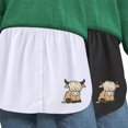 thumbnail image 4 of Gibobby faldas de lentejuelas para mujer inferior, falda de extensión de camisa de barrido con botones, extensión de camisa, capas, parte superior e inferior, paquete de 2(Caqui, XXXXXL), 4 of 5