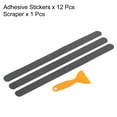 thumbnail image 3 of Unique Bargains 15 x 0.8 Inch Anti Slip Grip Tape Non-Slip Traction Strips Square with Scraper, Grey 12 Pack, 3 of 5