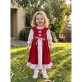 thumbnail image 6 of RUINIXCW Vintage Toddler Baby Girl Halloween Renaissance Dress Baby Ren Faire Costume Kids Girls Spring Fall Clothes Long Sleeve Princess Party Dress, 6 of 10