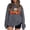 Grey, variant on Casual Sweatshirts for Women Cute Halloween Long Sleeve Crewneck Pumpkin Maple Leaf Print Sweater Fall Winter Loose Fit Pullover Tops Orange,2XL