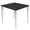 Ash Grey/ Chrome, variant on Kahlo 30" Square Tapered Leg Table- Maple/ Chrome