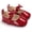 Red, variant on Yoyauz Baby Girl Mary Jane Shoes Anti Slip Rubber Sole Ballet Slippers Princess Dress Wedding Shoes Newborn Kids Shoes Toddler Shoes