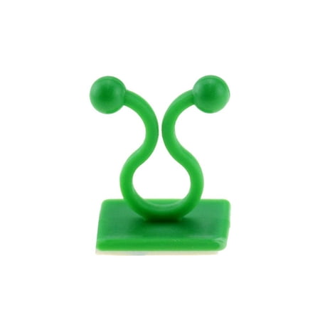 10/20/50/100pcs Bracket Hook Holder Fixed Wall Rattan Clamp Plant Climbing Wall Clip Wall Vines Fixture Plant Stent Support 20PCS GREEN XL