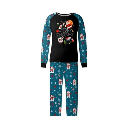 

Clearance Before Christmas！Gotyou Family Grinch Pajamas Christmas Prints Family Matching Long Sleeve Tops+Pants Set Family Matching Sets