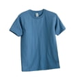 thumbnail image 4 of Camiseta de manga corta tejida con cuello redondo y fina sin costuras para hombre y mujer, de algodón, para verano, 4 of 5
