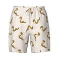 thumbnail image 4 of Lsque Mens Swim Trunks Cartoon Snake Pattern - Bathing Suit Compression Liner - Beach Swim Shorts Swimwear - (S-3XL) - Stretch Quick Dry -Large, 4 of 9