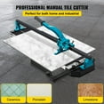 thumbnail image 2 of KFFKFF Tile Cutter, 48 Inch Hand-Operated Tile Cutter, Equipped with a Single Rail & Dual Brackets, 3/5 in Capacity with Accurate Laser Guide, Ideal for Exact Porcelain Tile Cutting, 2 of 9