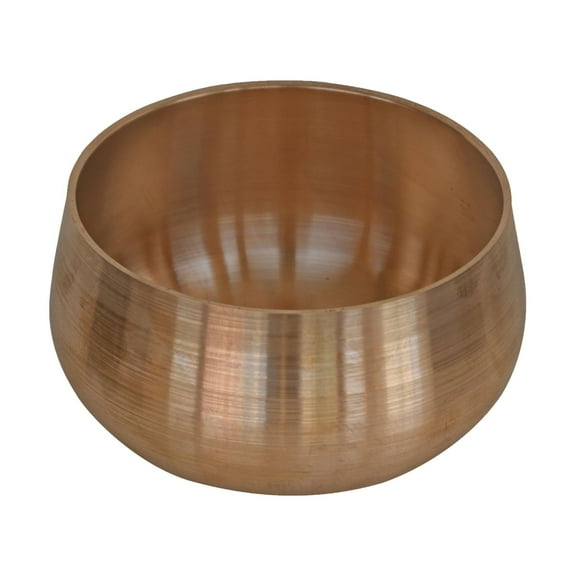 De Kulture Works Bronze Kansa Medium Rice Bowl, 4.5 x 2.5 (DH) inches