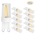 thumbnail image 1 of Bombilla de iluminación, 10 piezas G901001 1.5W AC230V Bi Pin Bombilla Bombilla Tecnología innovadora, 1 of 8