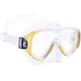 thumbnail image 2 of Set de snorkel Cressi Ondina y Top Jr transparente amarillo, 2 of 7