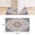 thumbnail image 6 of Boho Light Blue Vintage Country Patterned Carpet Door Mat 30 X 17 Inch Welcome Doormat Indoor Outdoor Entrance Floor Mat Non Slip Spring Summer Decor Rubber Mats, 6 of 6