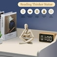 thumbnail image 3 of Estatua Decor Thinker UTTCMK, estantería para lectura, color beige, 3 of 7