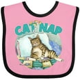 thumbnail image 3 of Inktastic Cat Nap Cute Sleeping Cat Boys or Girls Baby Bib, 3 of 4