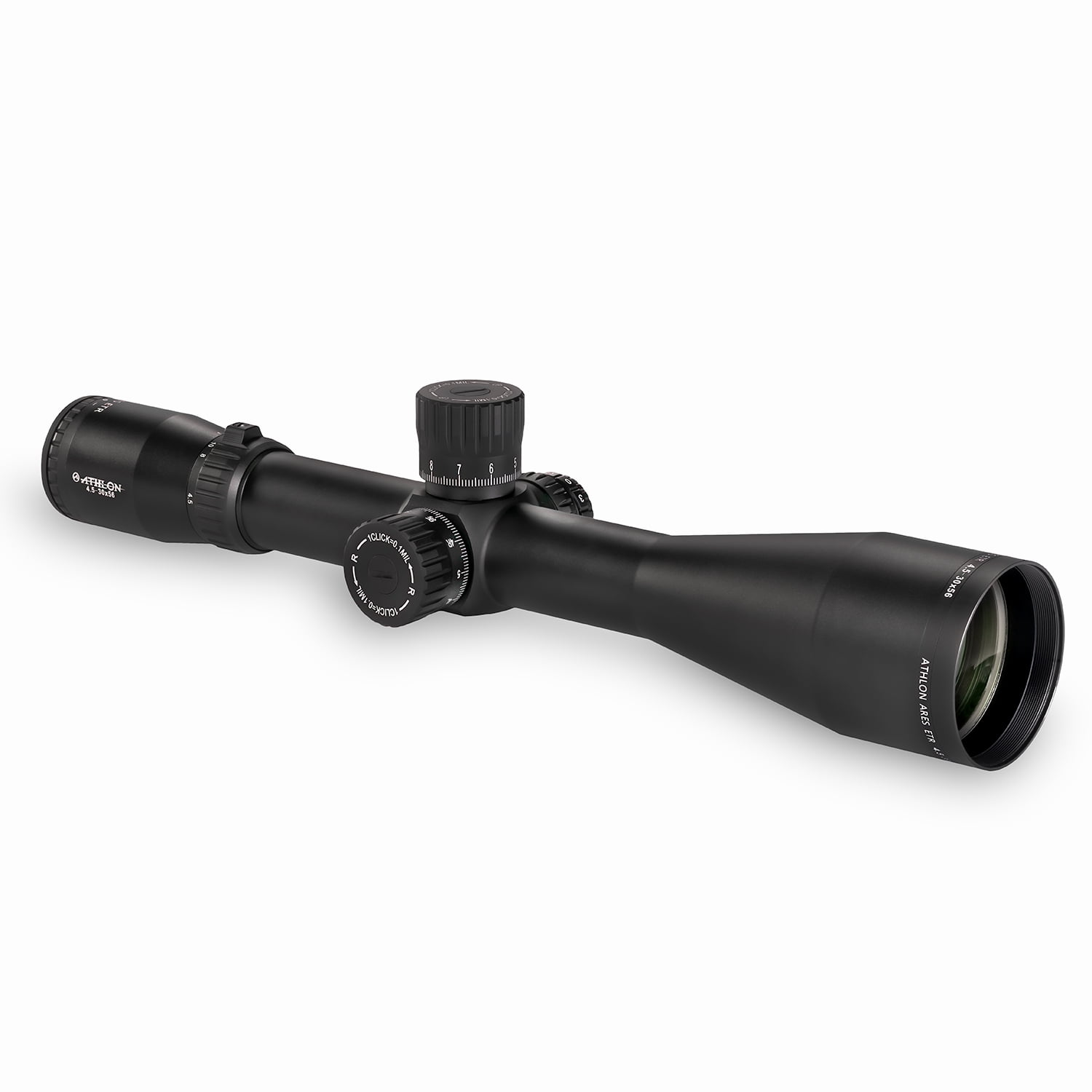 Athlon Optics Ares ETR Rifle Scope 4.5-30x 56mm Illuminated APRS6 MIL Reticle Matte Black